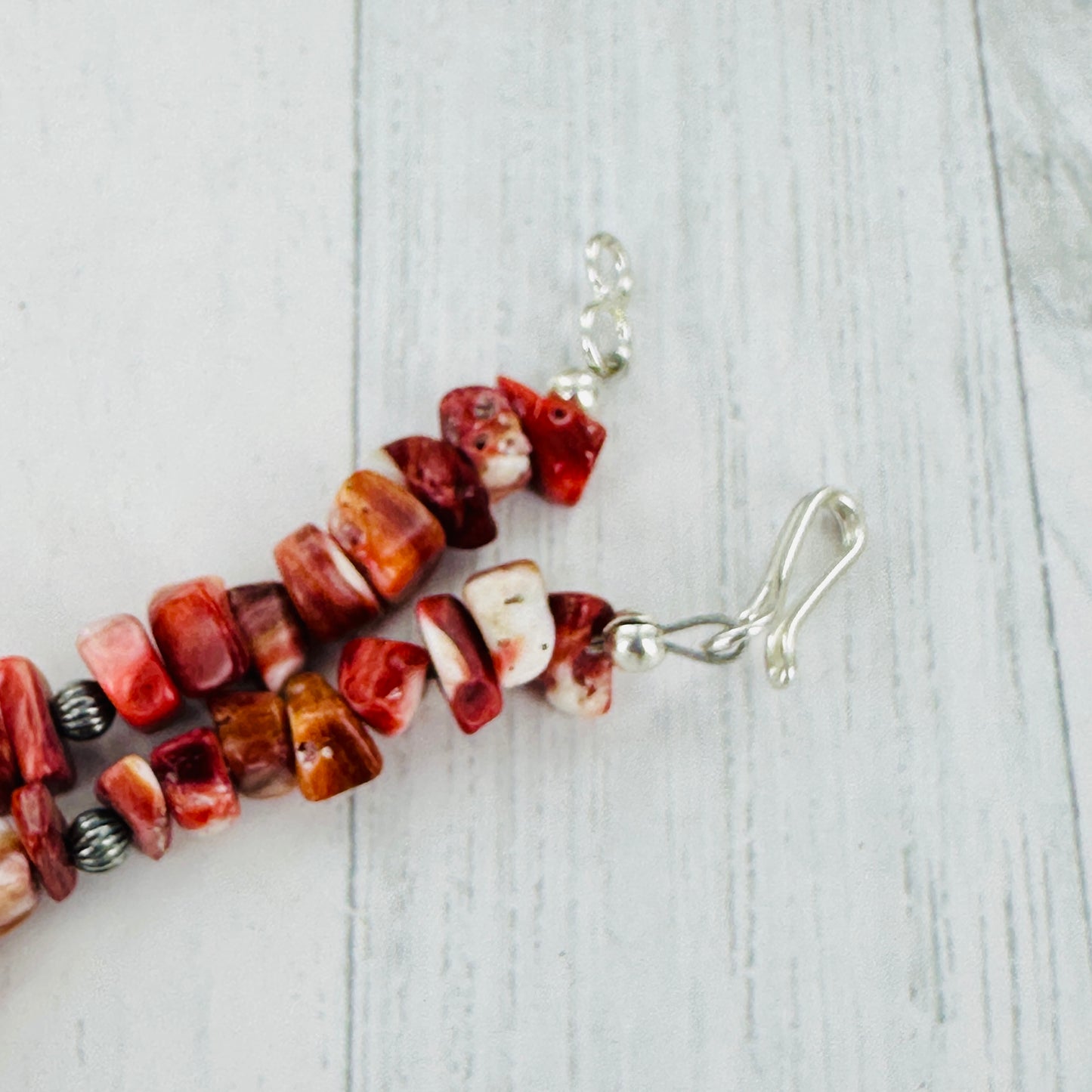 Desert Flame {Red Spiny Oyster} Necklace