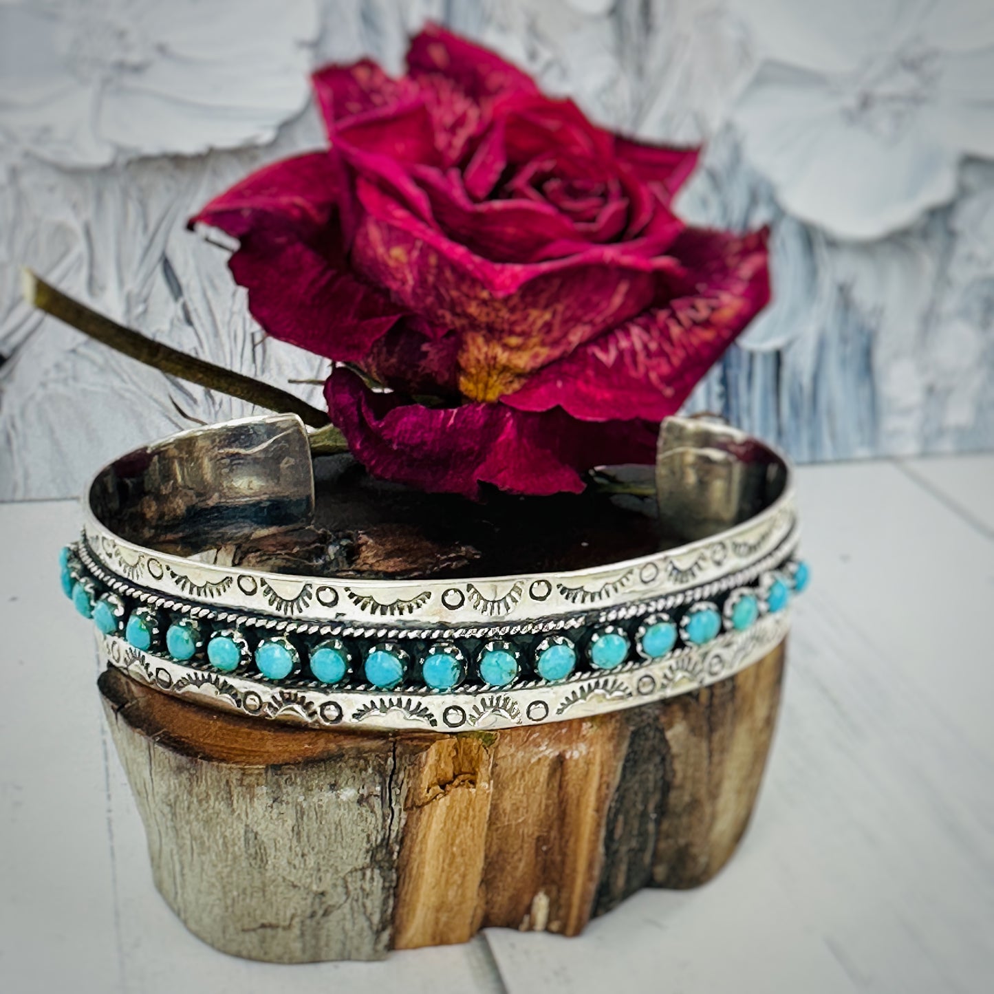 Skyline (Kingman turquoise) Cuff Bracelet