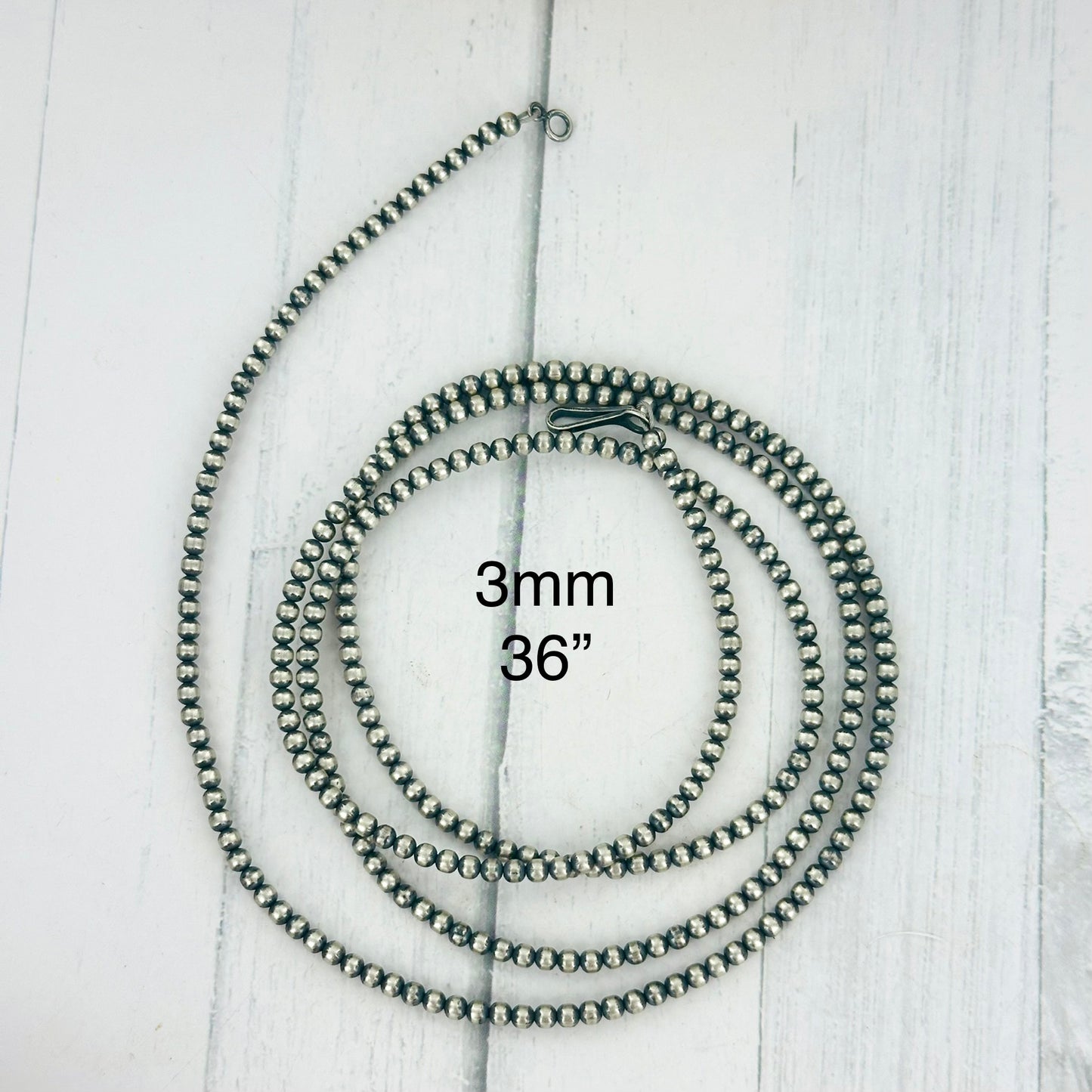 3mm Navajo Pearls