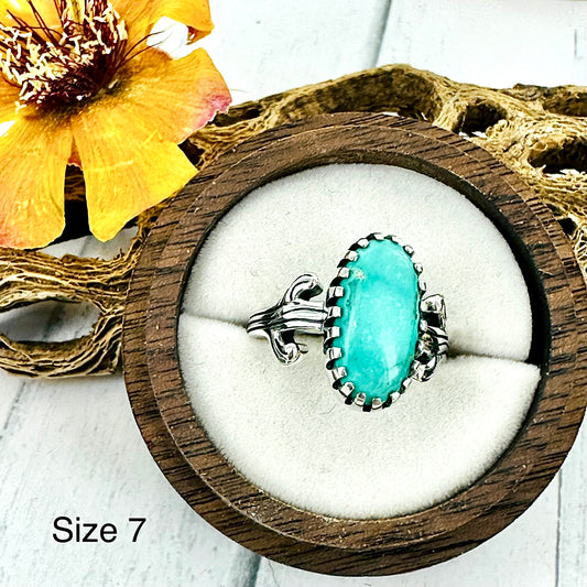 Desert Guardian {turquoise} Ring