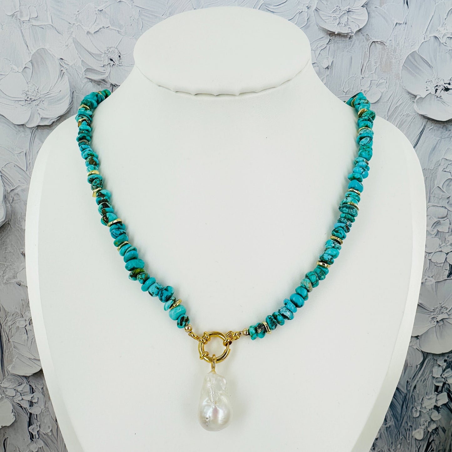 Turquoise Pearl Reverie Necklace