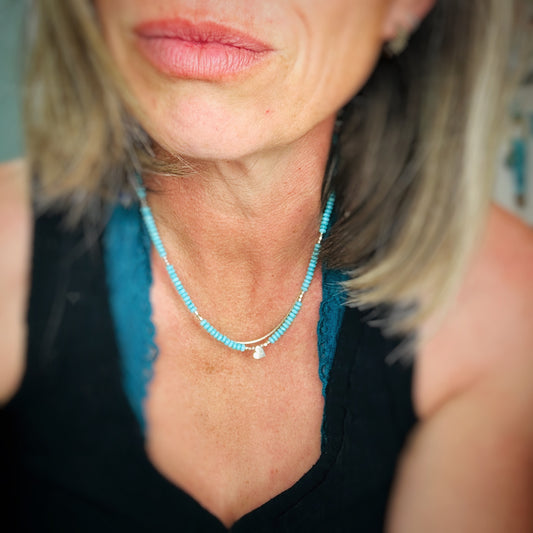 Heart & Stone Necklace