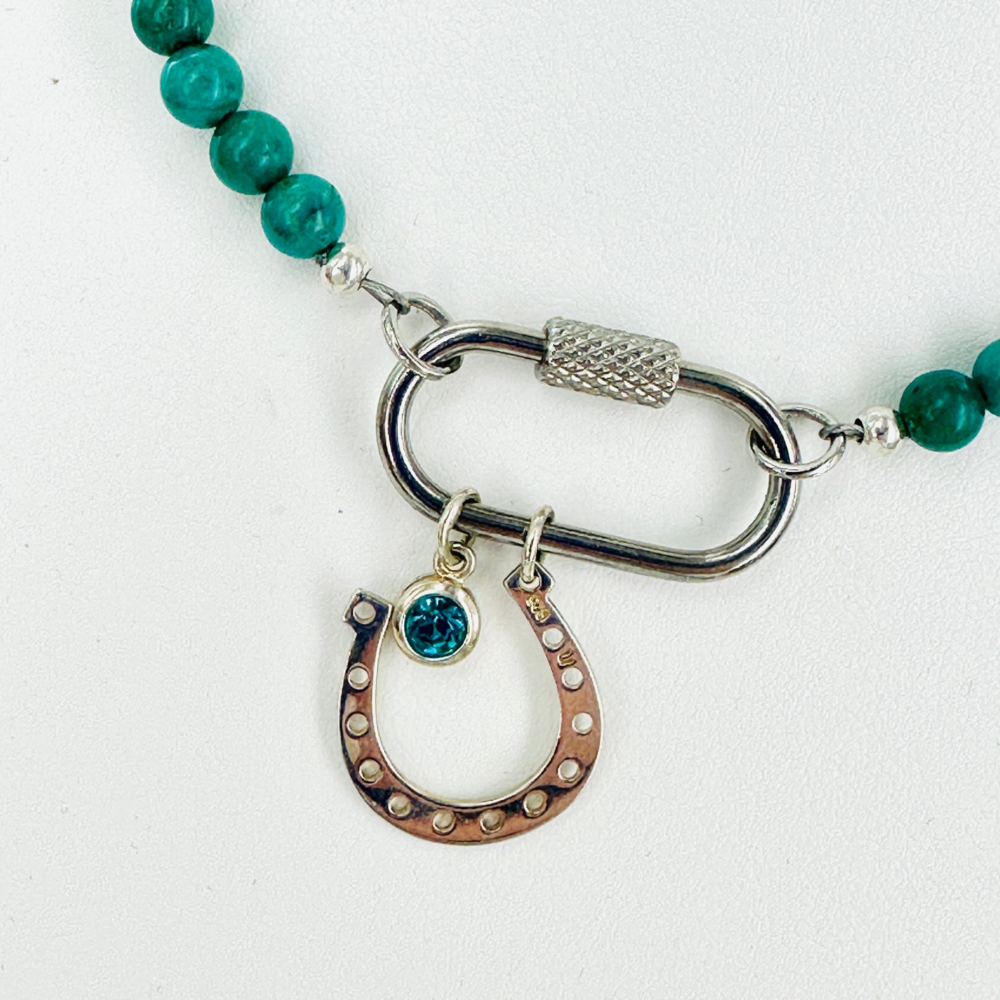Horseshoe Carabiner Necklace