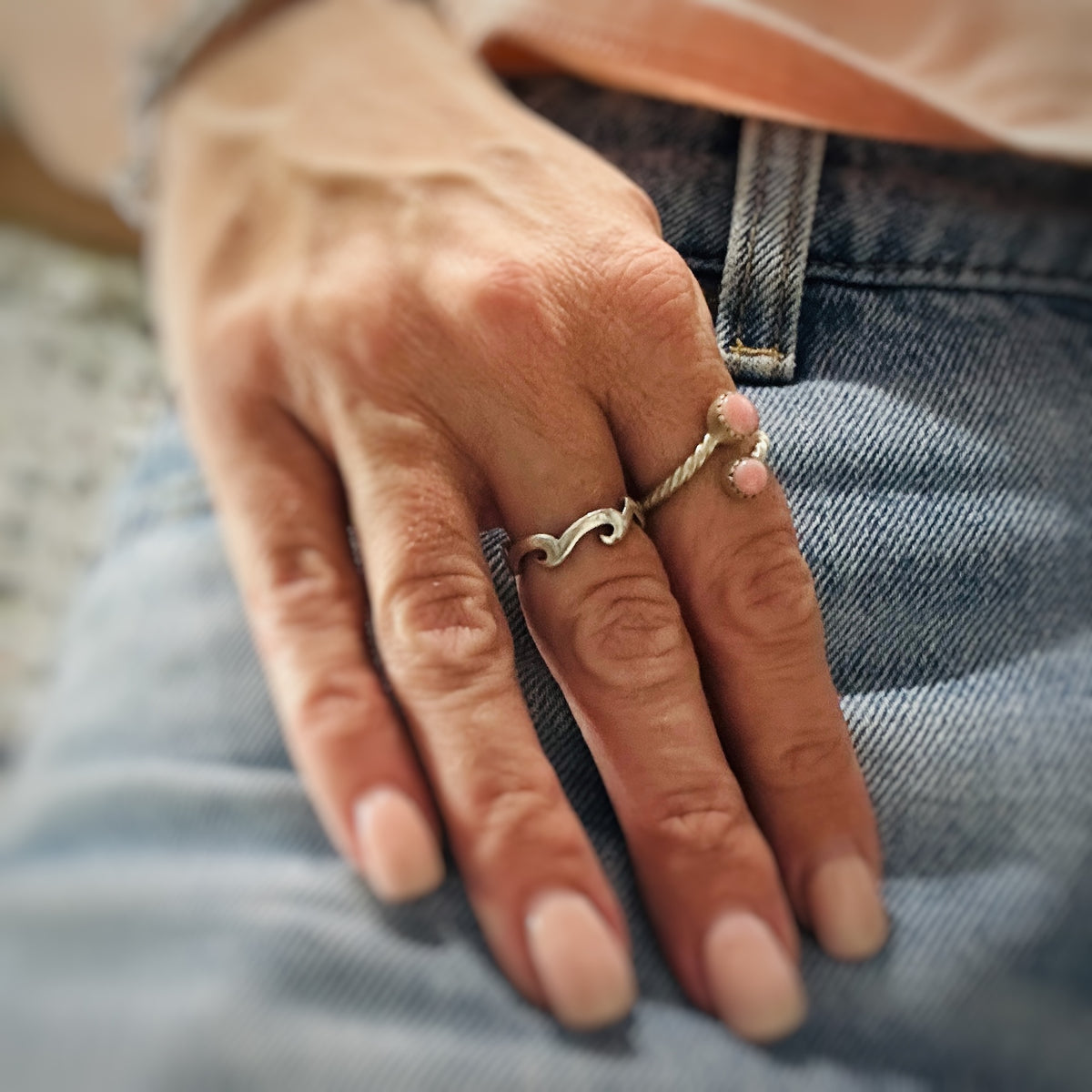 Wildflower and Wings {Adjustable} Rings