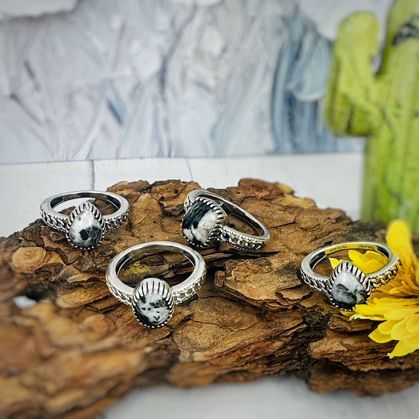 Storm Canyon {White Buffalo} Ring