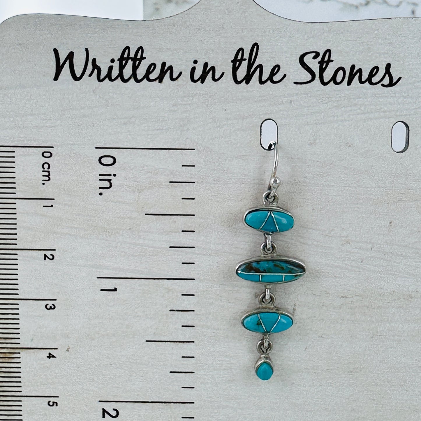 Mini Cascade Falls  {Sierra Nevada turquoise} earrings