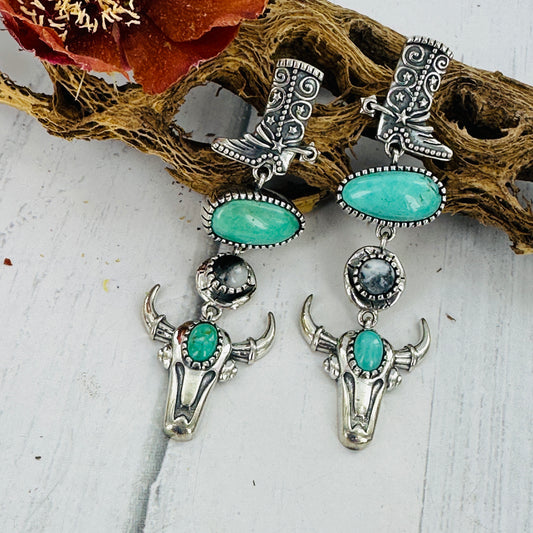 Boots & Bulls Earrings