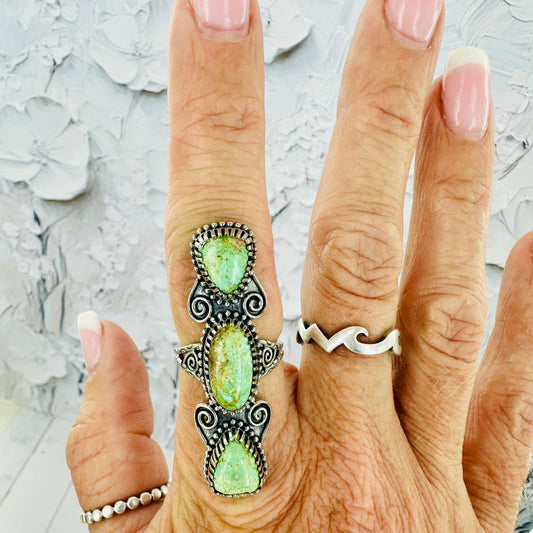 Verdant Trinity {Royston} Ring