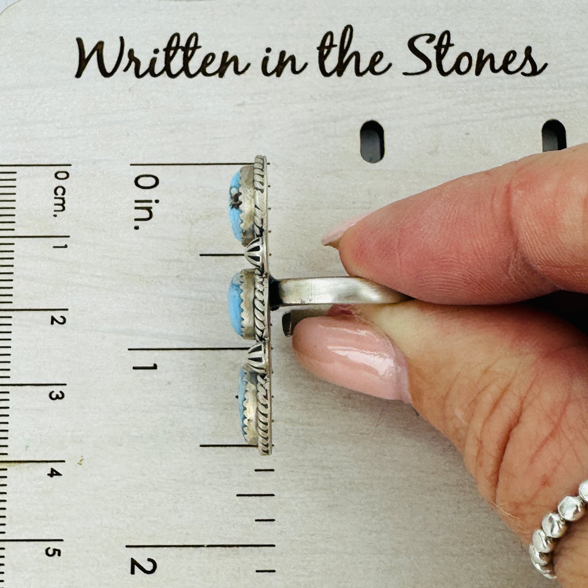 Triple Stone Rings