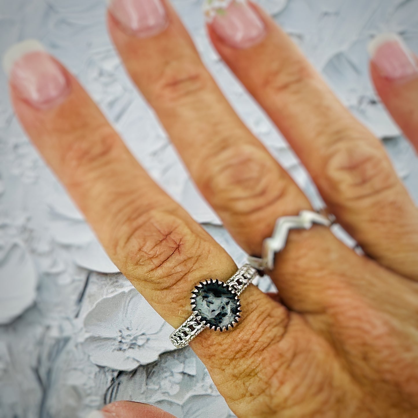 Storm Canyon {White Buffalo} Ring