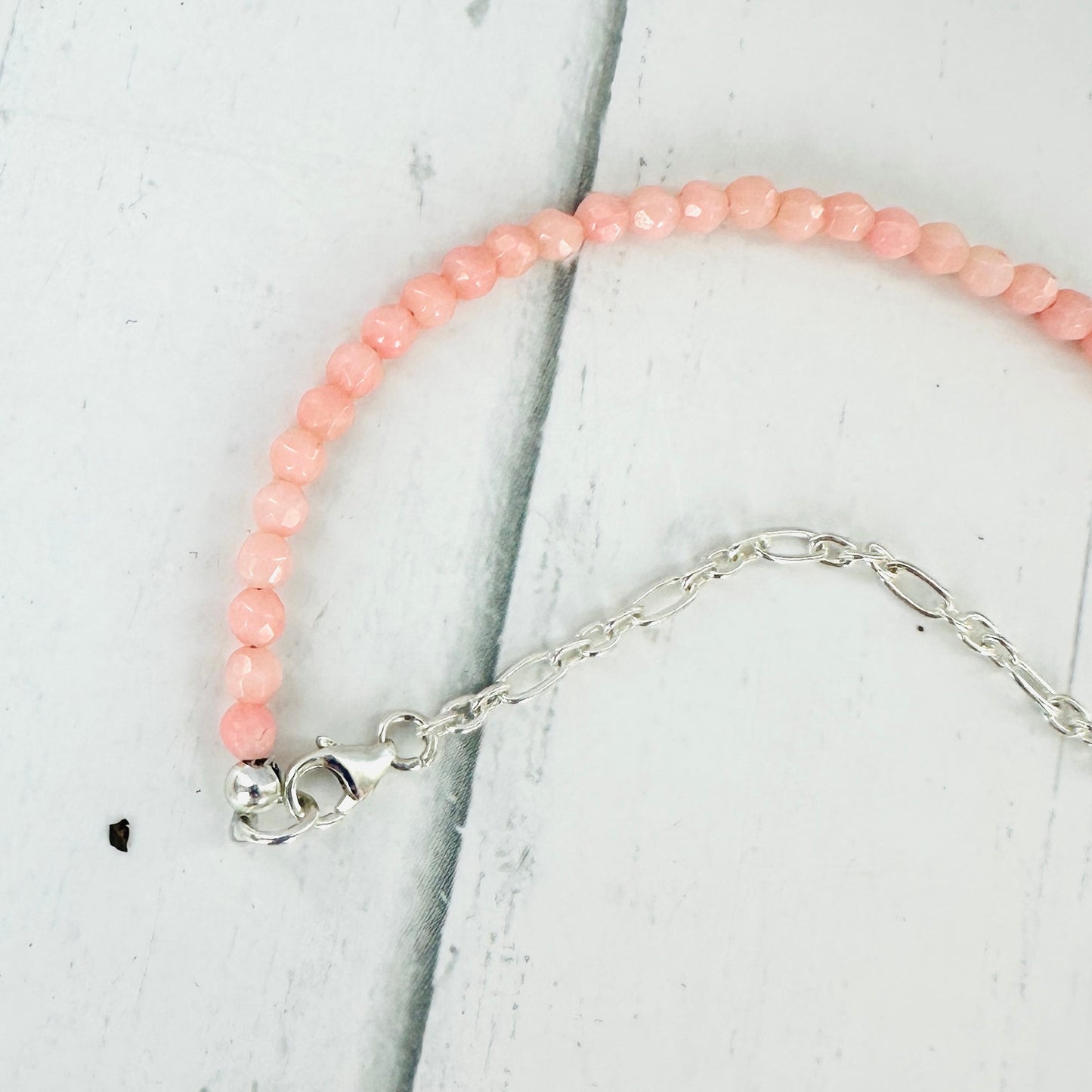 Heart On My Sleeve {pink coral} Necklace