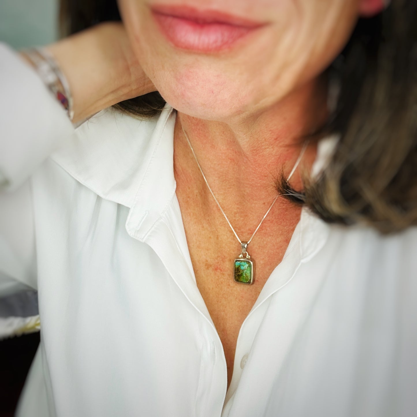 Desert Oasis {Royston Turquoise} Pendant