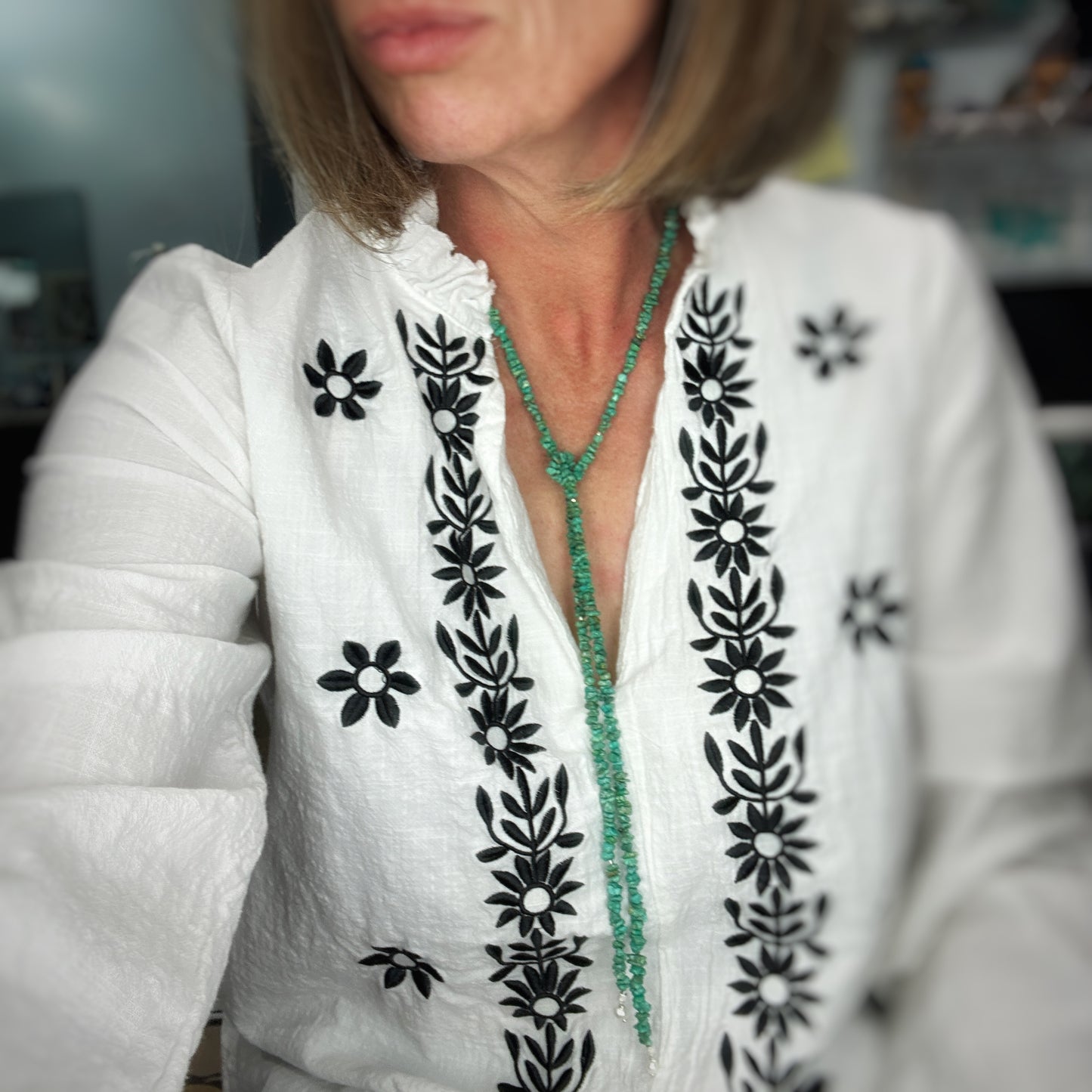 Madison: Turquoise Wrap Necklace