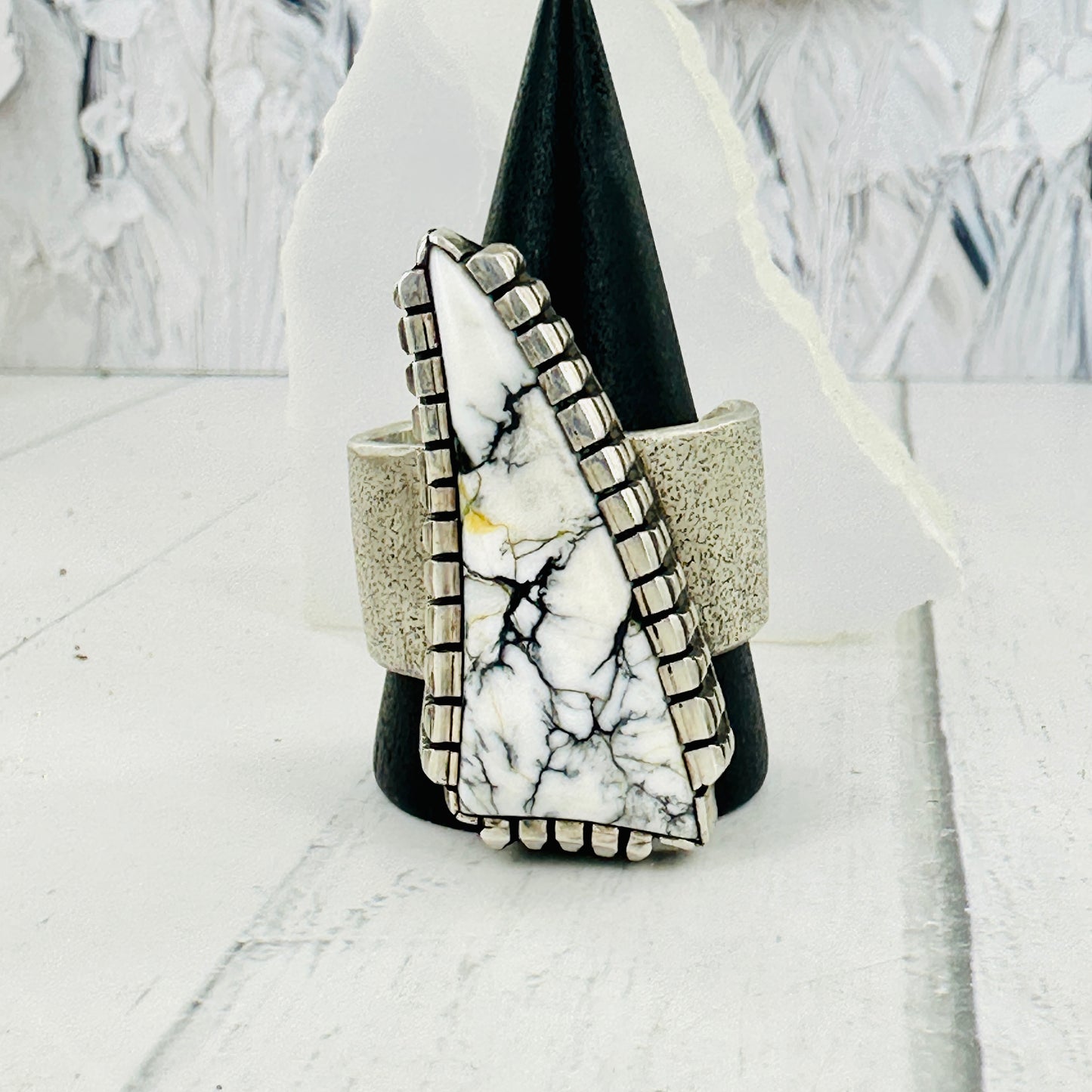 Warrior's Mark {White Buffalo} Ring