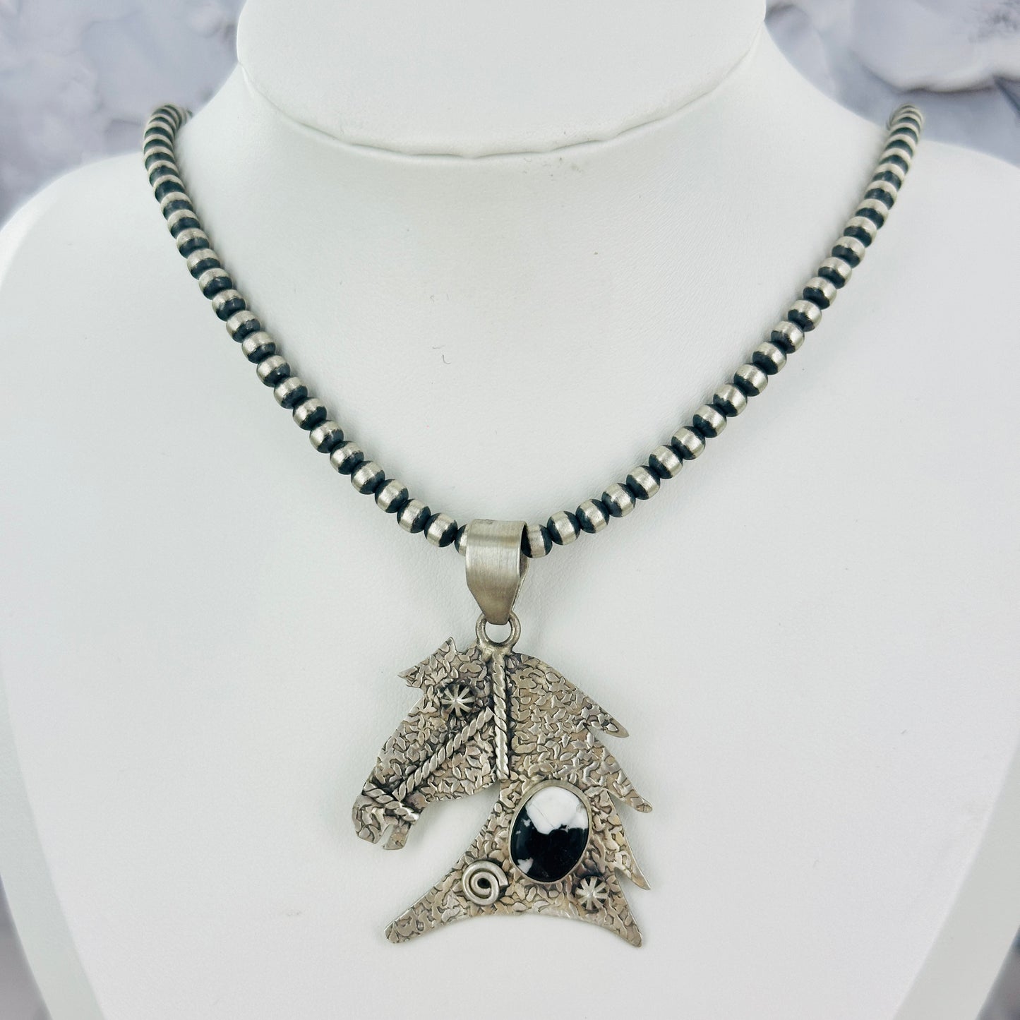 Giddy Up (White Buffalo) Pendant
