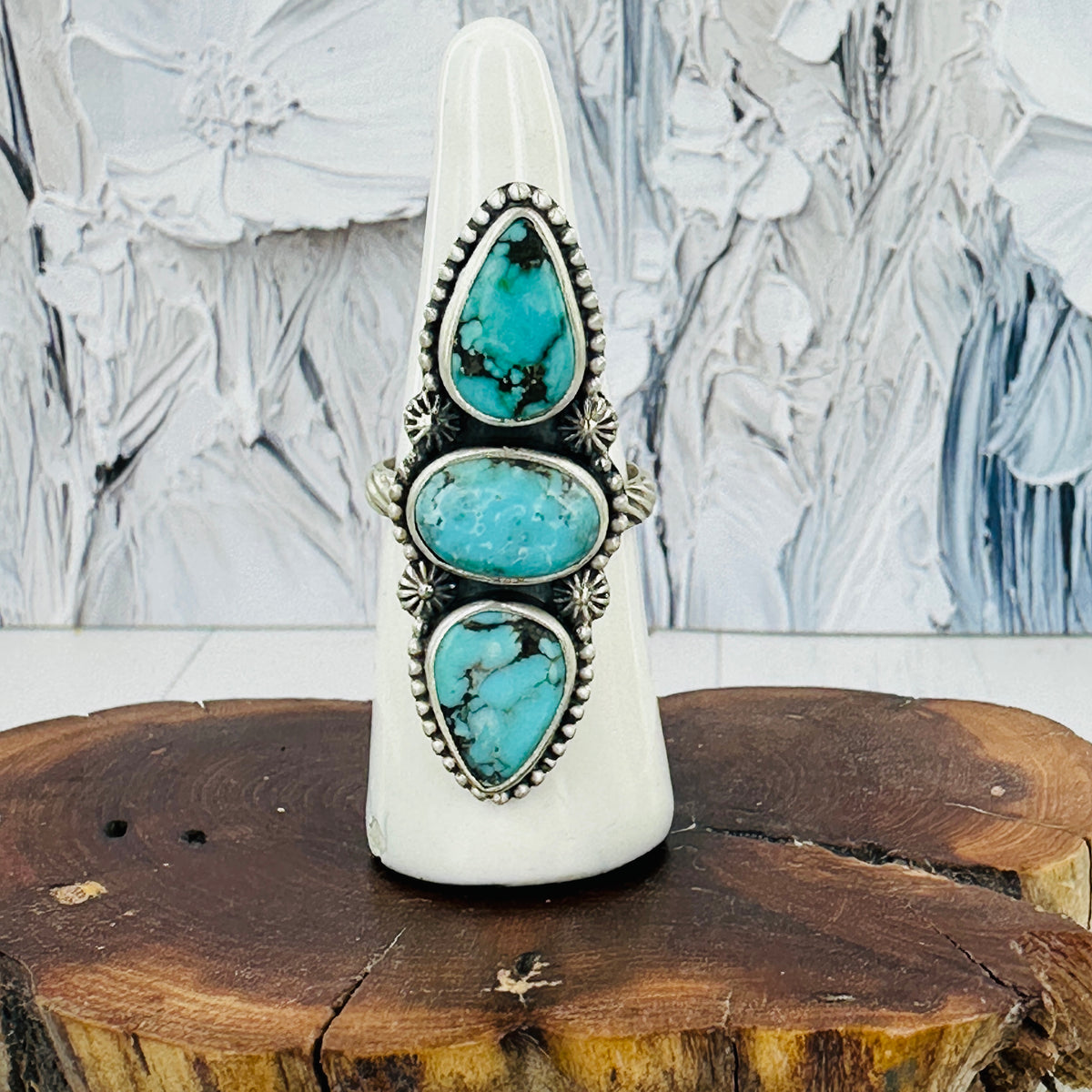 Triple Stone Rings