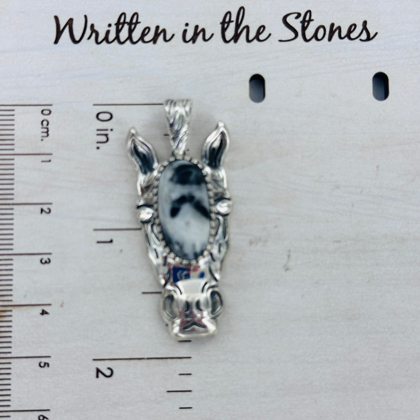 Giddy Up {White Buffalo Horse} Pendant