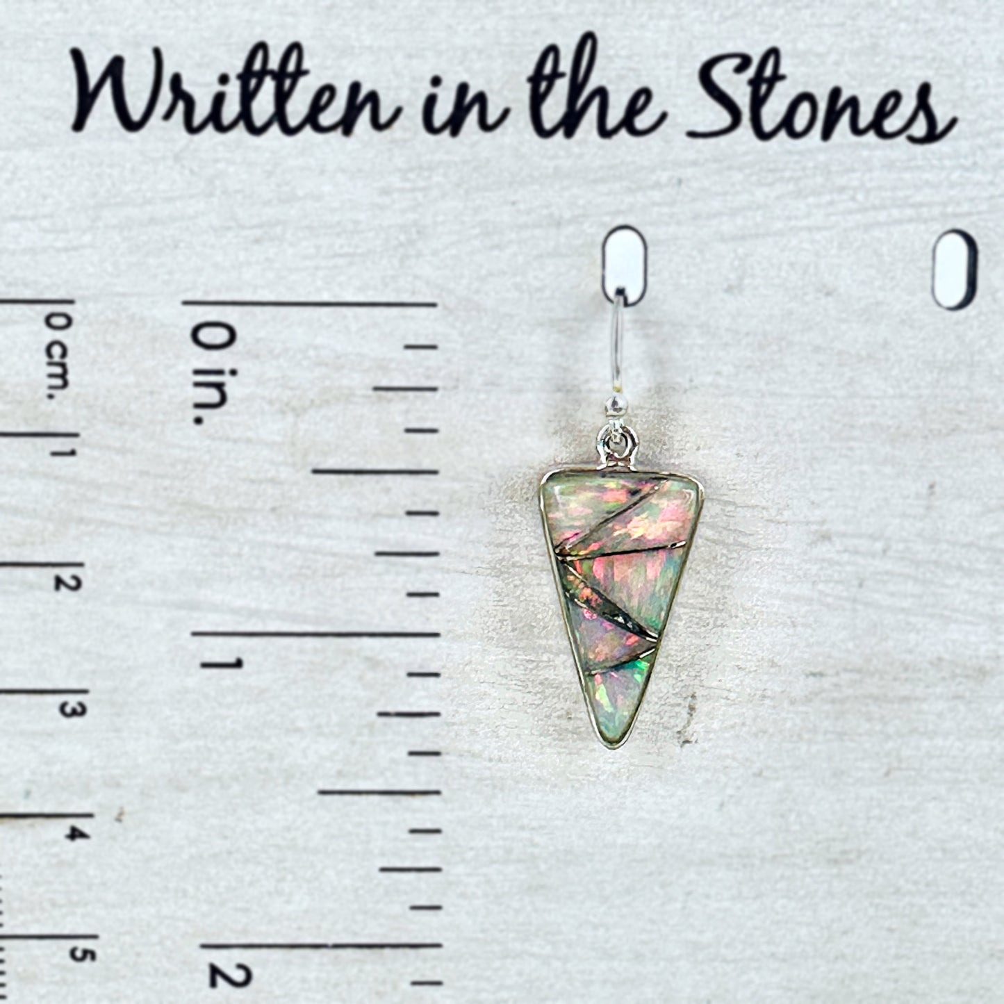 Opal (sterling) Inlay Earrings