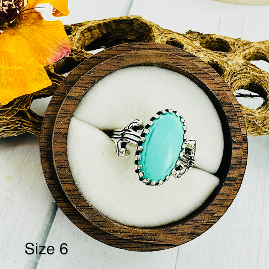 Desert Guardian {turquoise} Ring