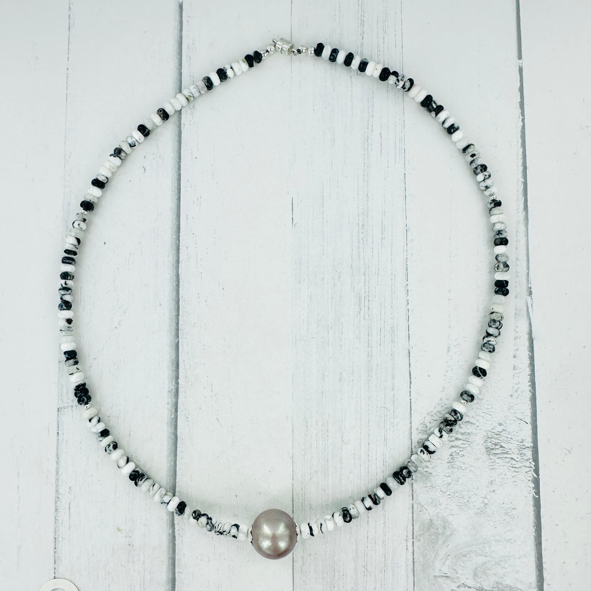 Black Pearl (white buffalo) Necklace
