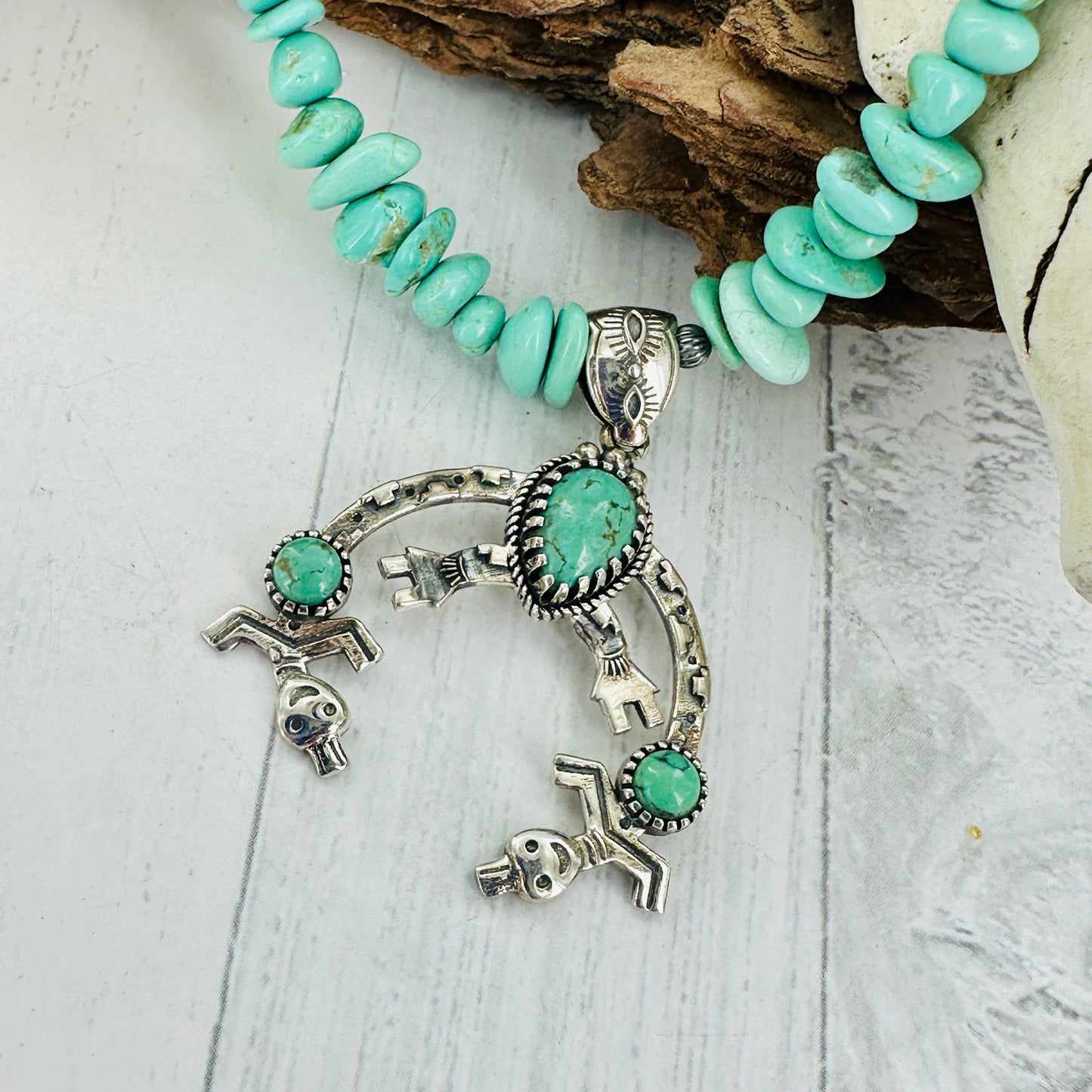Kokopelli's Dream {Sierra Nevada turquoise} Necklace