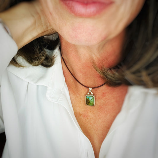 Desert Oasis {Royston Turquoise} Pendant