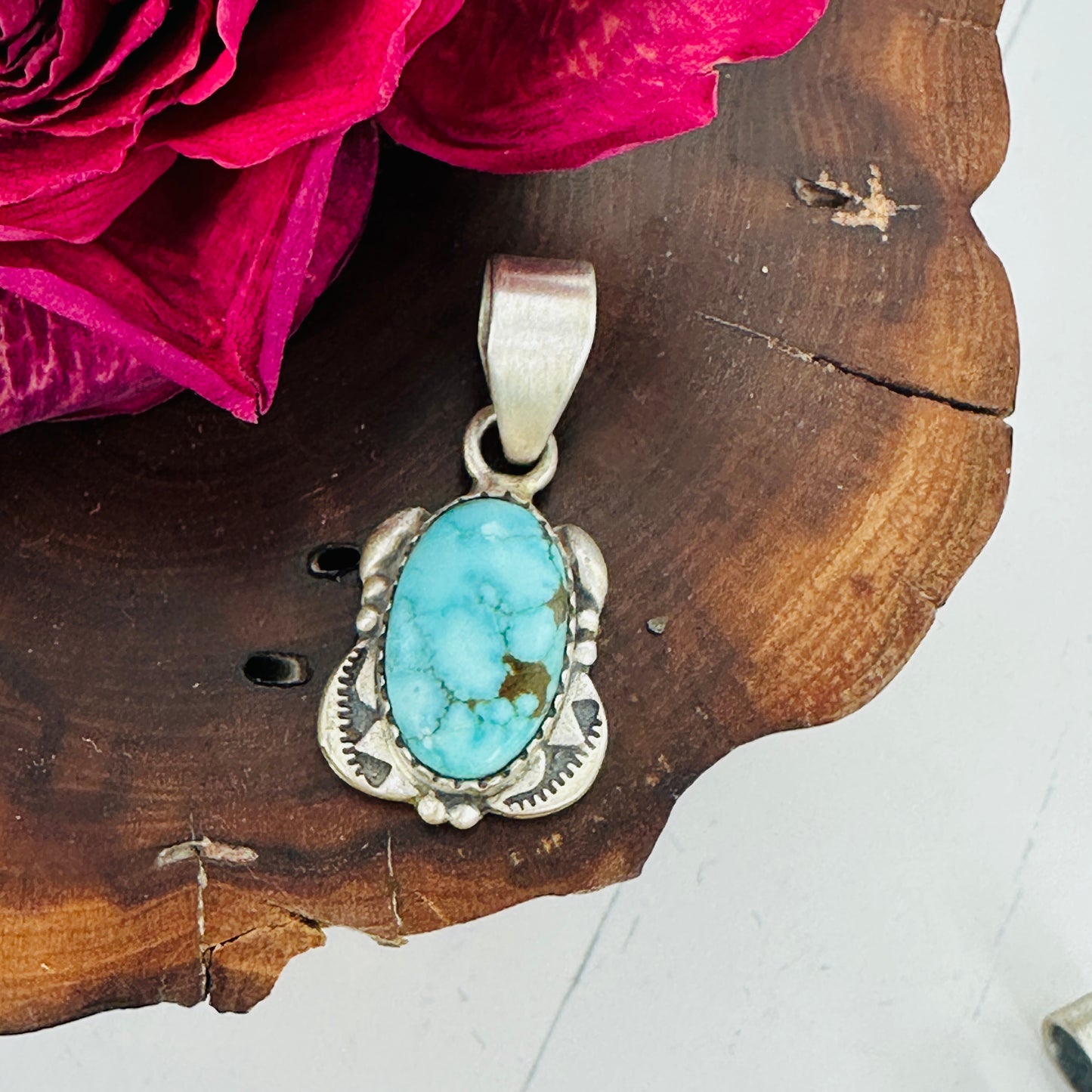 Silver Trail Pendants (turquoise)