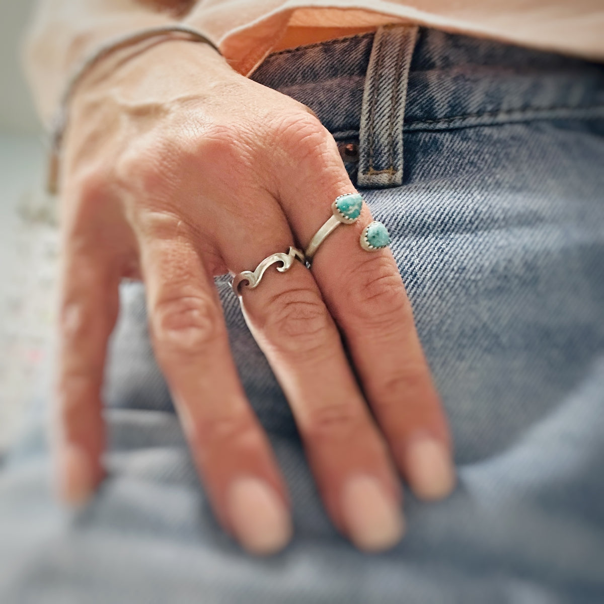 Wildflower and Wings {Adjustable} Rings