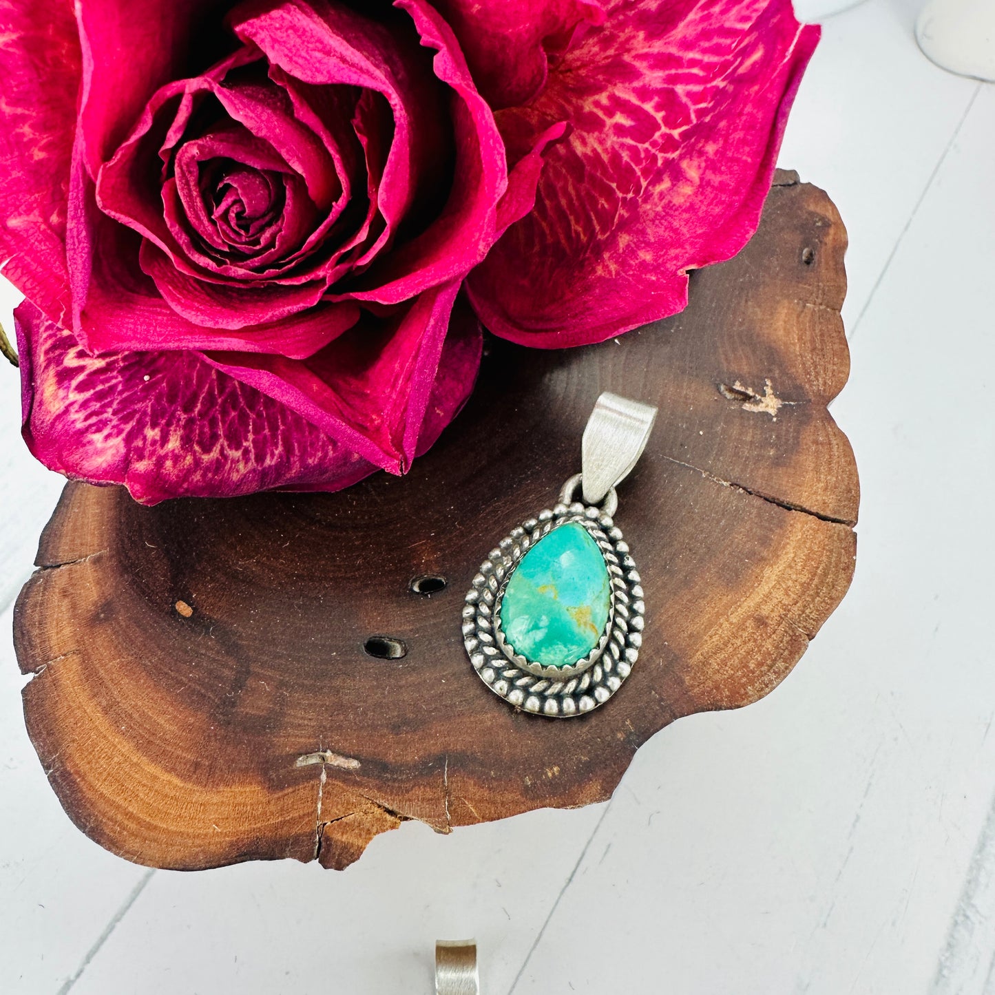 Silver Trail Pendants (turquoise)