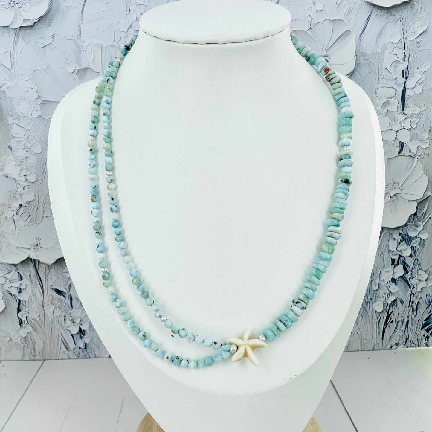 Larimar & the Starfish Necklace