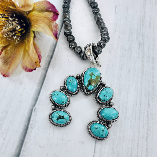 Bear Paw Naja Necklace {Sierra Nevada Turquoise}