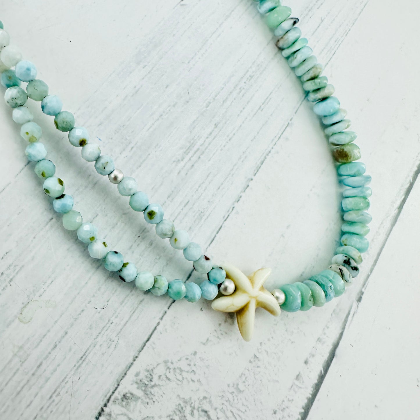 Larimar & the Starfish Necklace