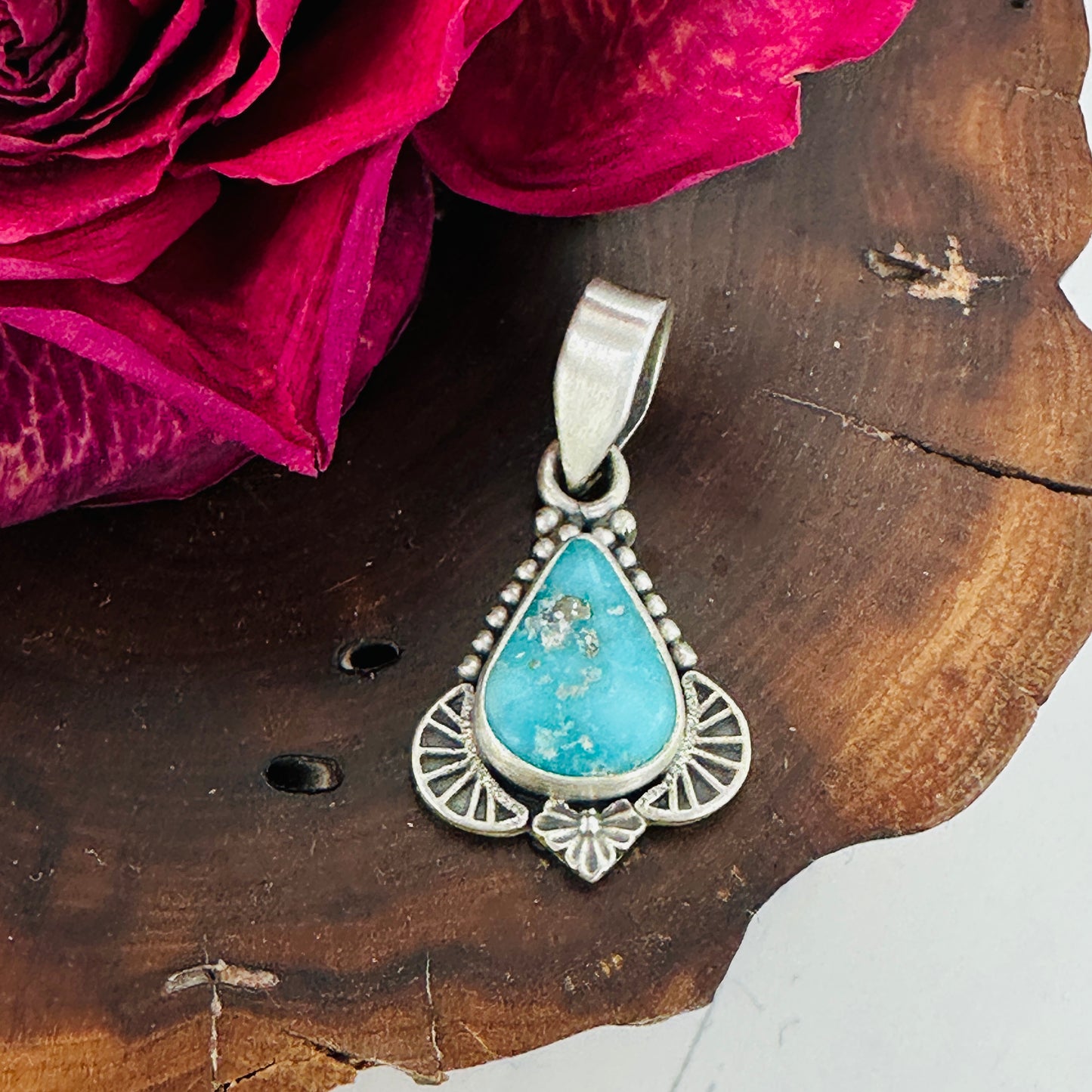 Silver Trail Pendants (turquoise)