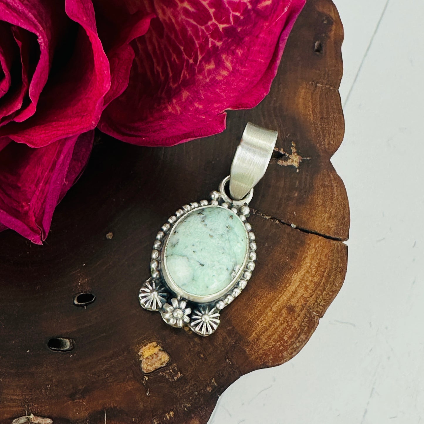 Silver Trail Pendants (turquoise)
