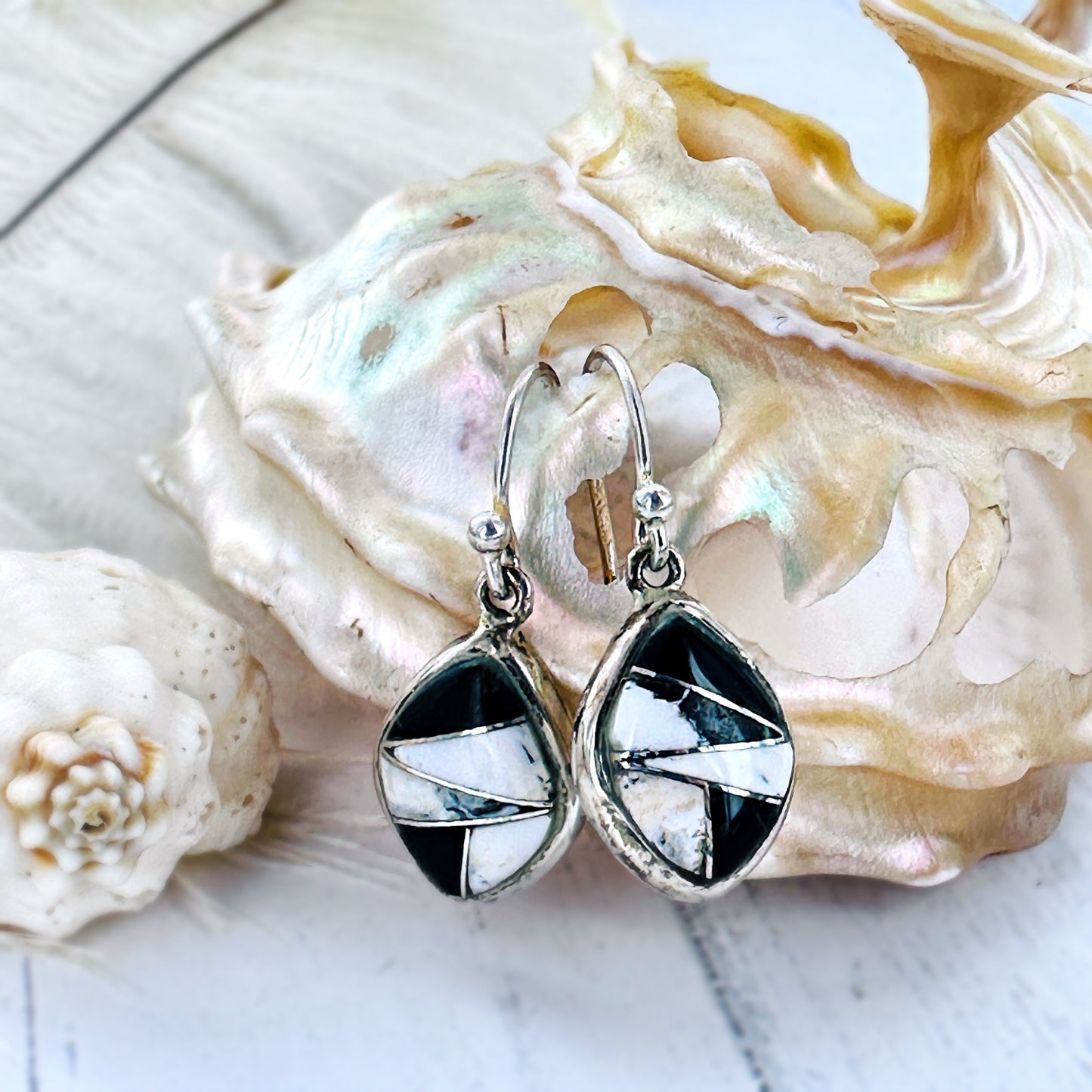 White Diamond {White Buffalo} earrings