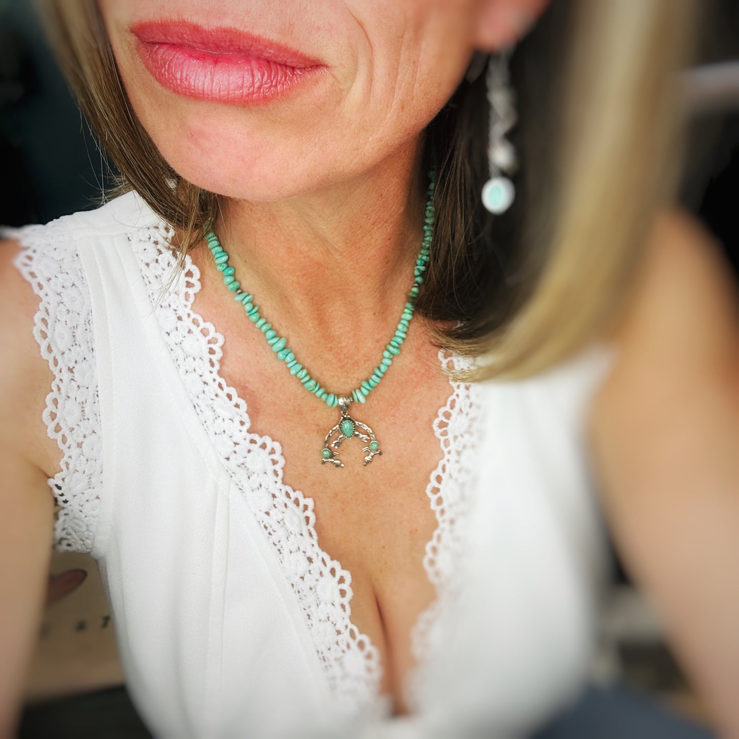 Kokopelli's Dream {Sierra Nevada turquoise} Necklace