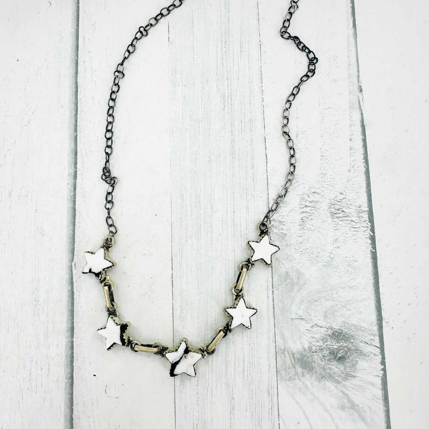 Oh My Stars White Buffalo Necklace