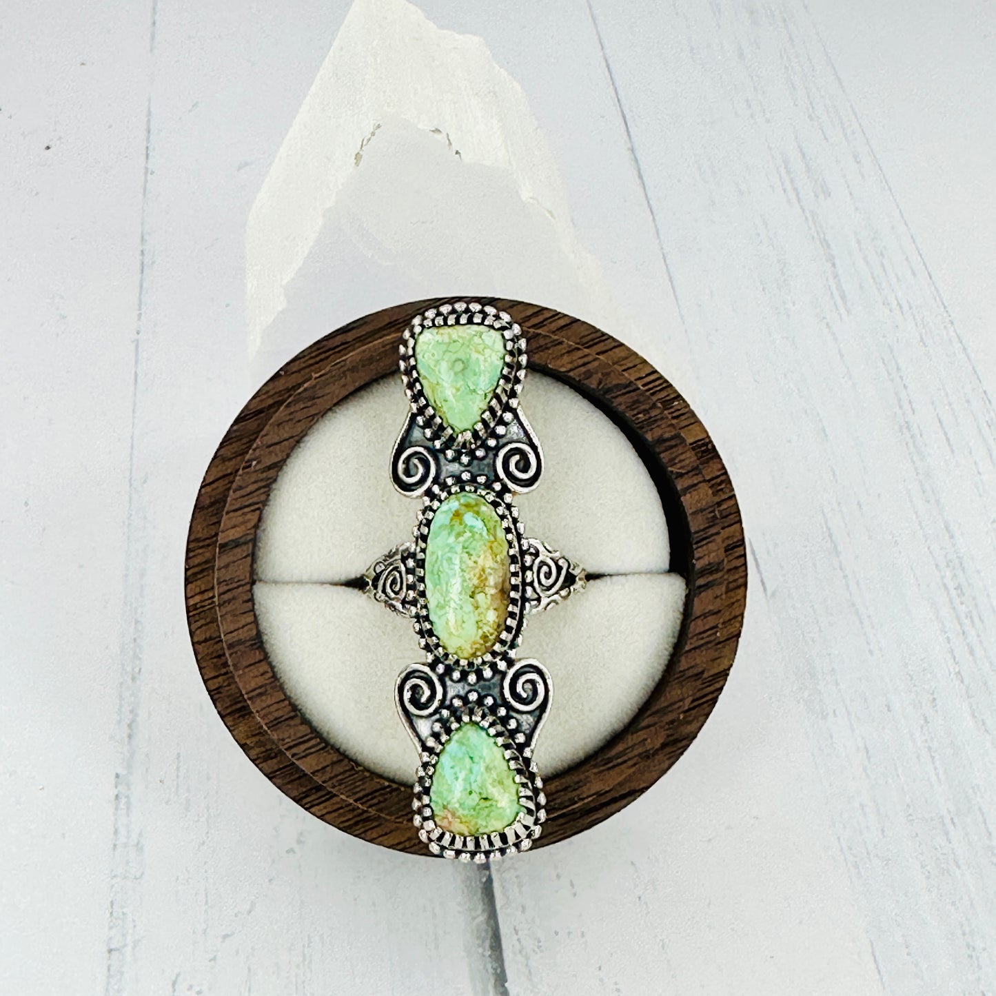 Verdant Trinity {Royston} Ring