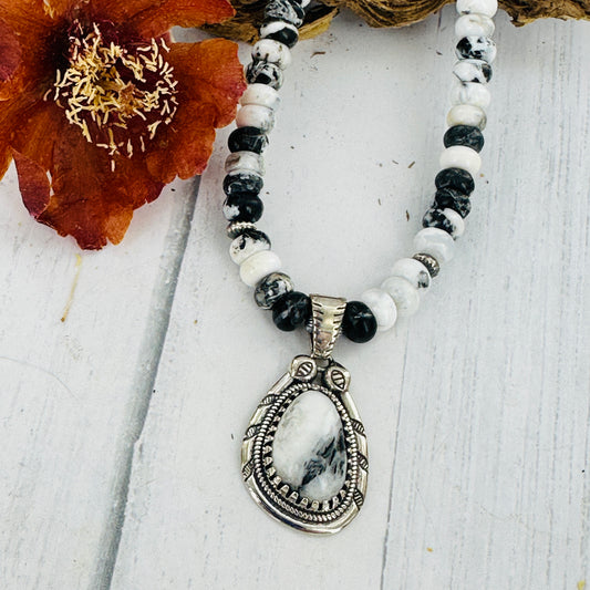 Howdy White Buffalo Necklace