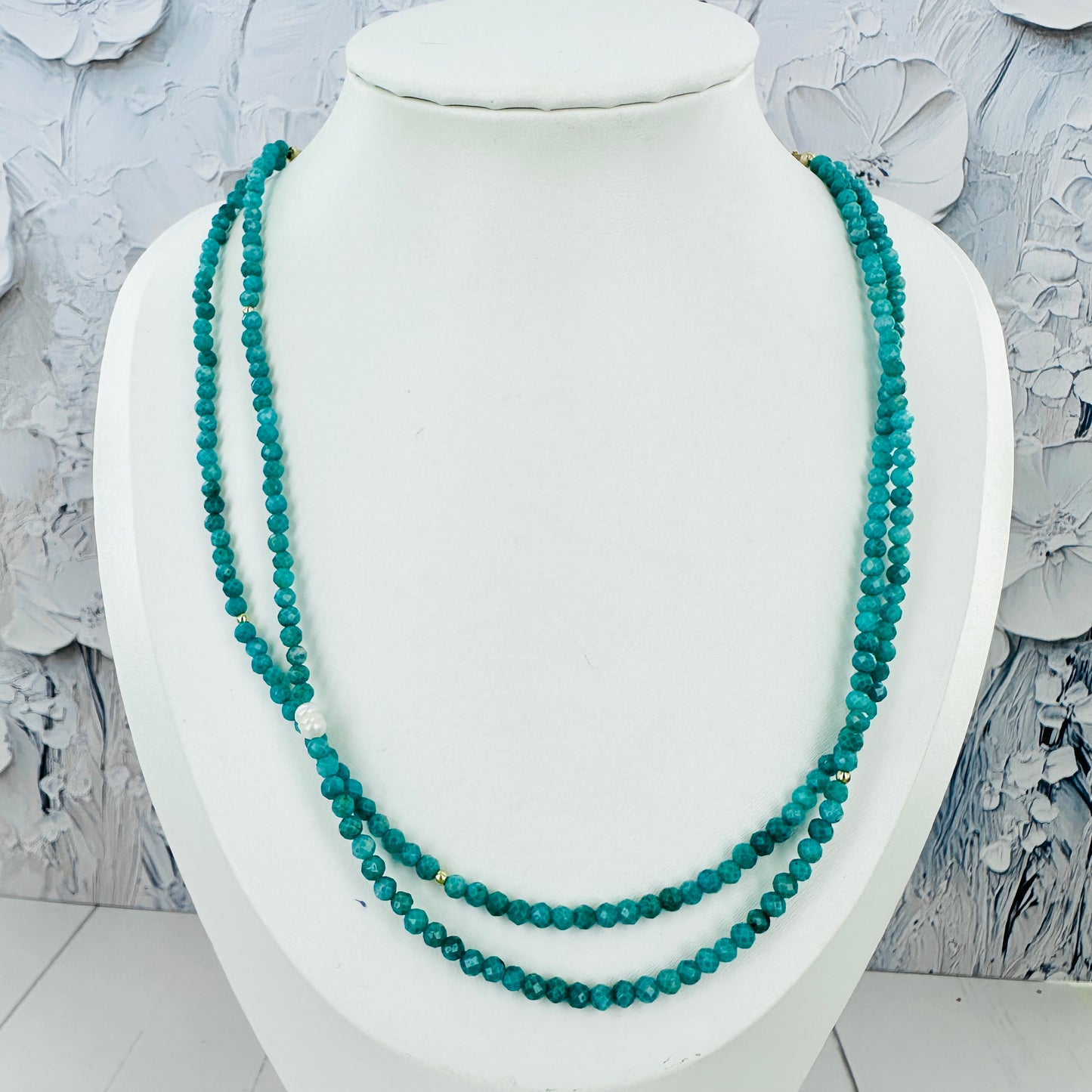 Amazonite Double Strand Necklace