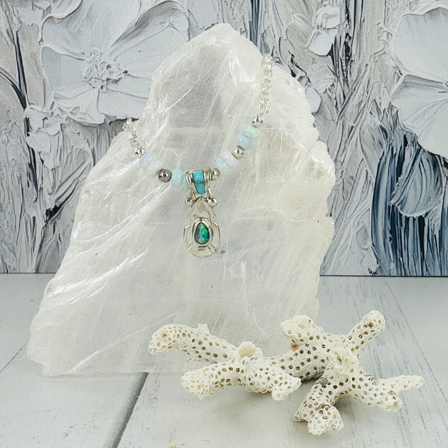 Siren’s Whisper {Opal & Turquoise} Necklace