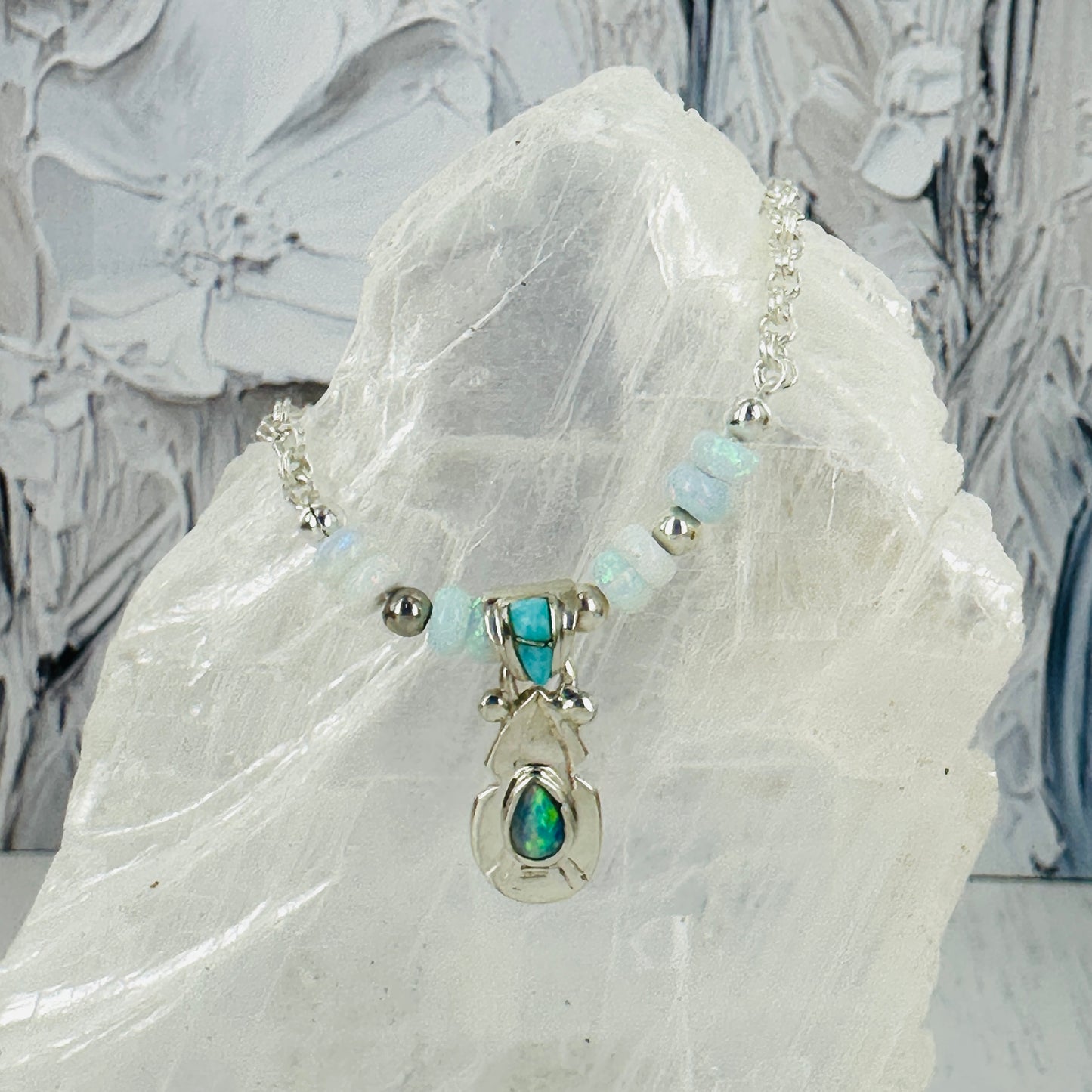 Siren’s Whisper {Opal & Turquoise} Necklace