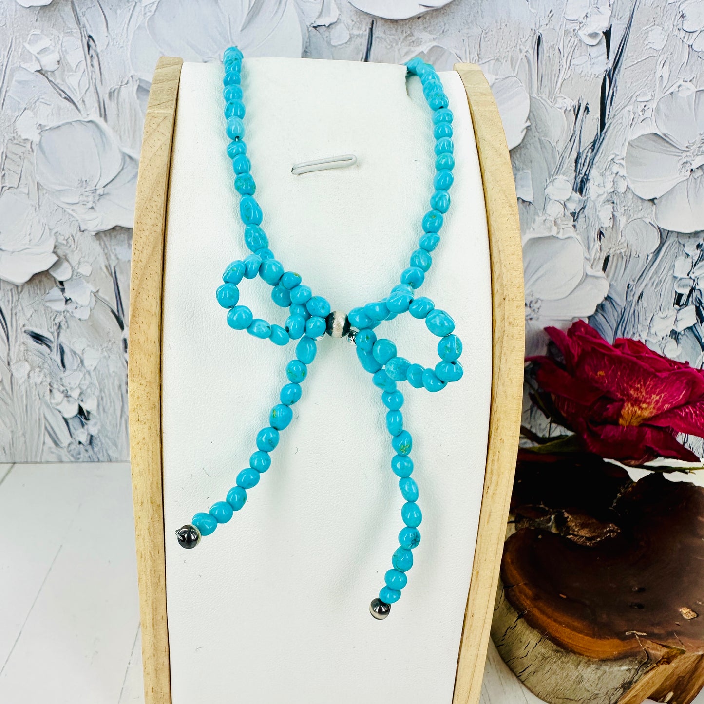 Blue Ridge Turquoise Bow Necklace
