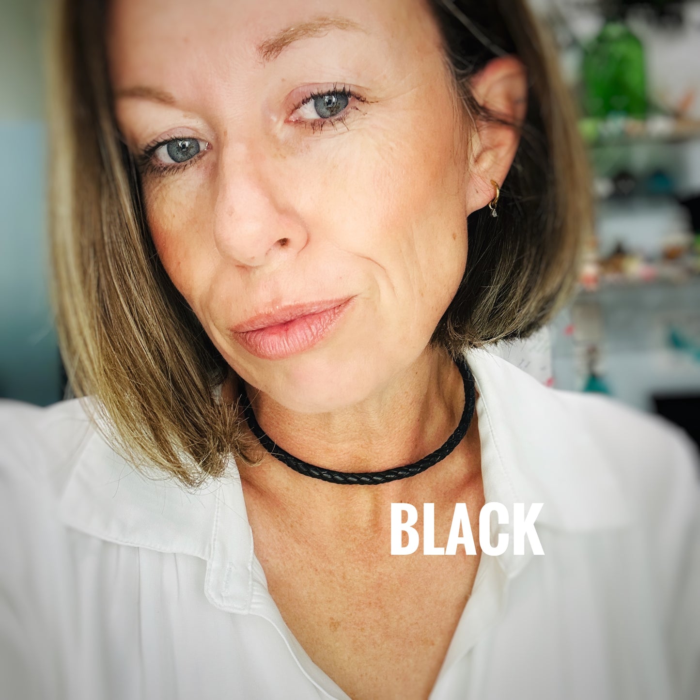 Leather Necklace 16"
