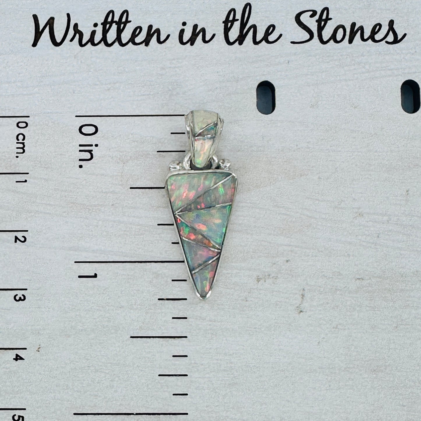 Opal (sterling) Inlay Pendant