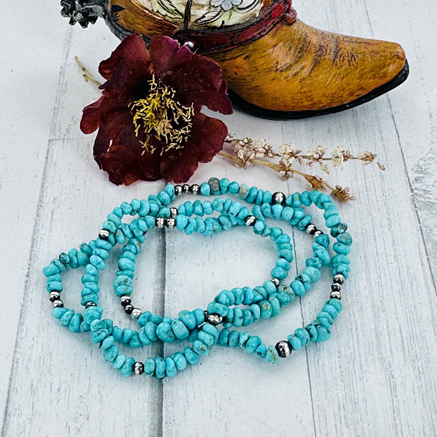 Stackable Turquoise Bracelets