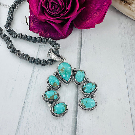 Bear Paw Naja Necklace {Sierra Nevada Turquoise}