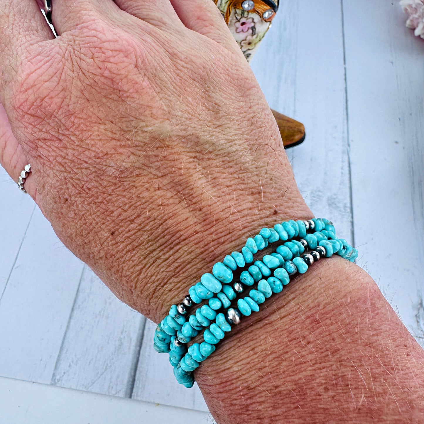 Stackable Turquoise Bracelets