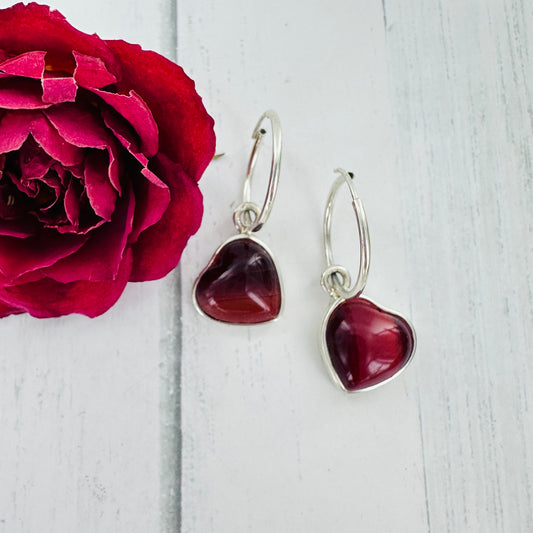 Rosarita Heart Earrings