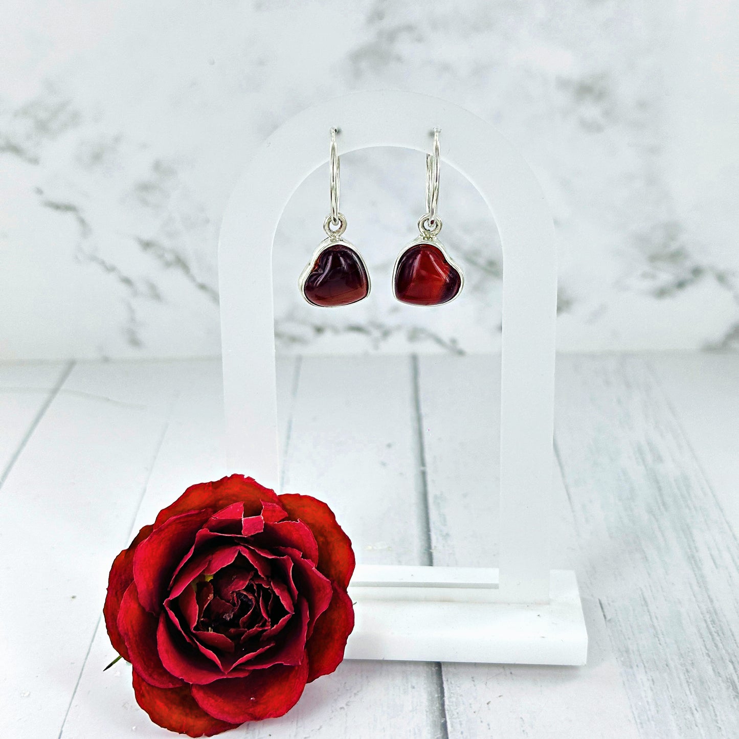 Rosarita Heart Earrings